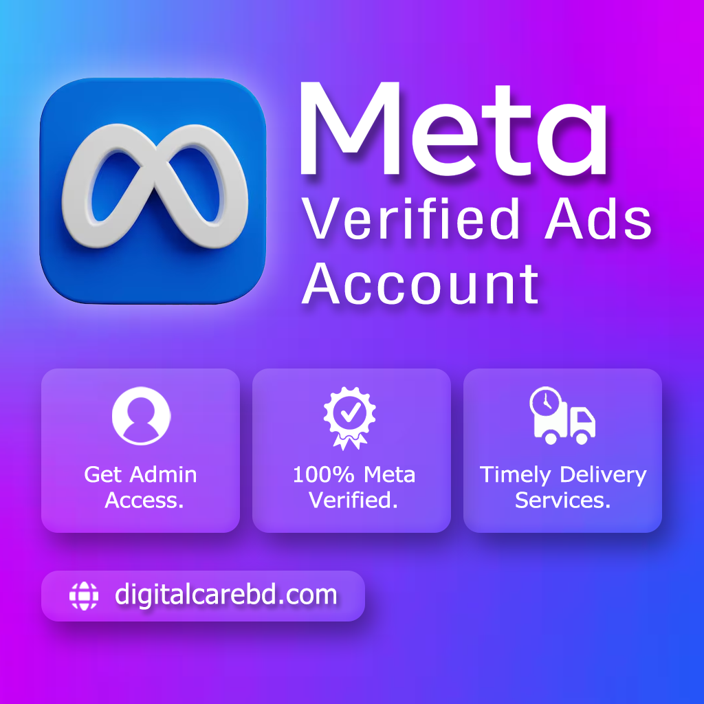 Meta Verified Ads Account Verified Facebook Ads Account - Image 1