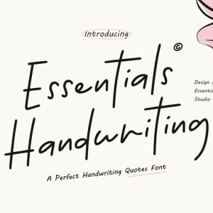 Essentials Handwriting Font